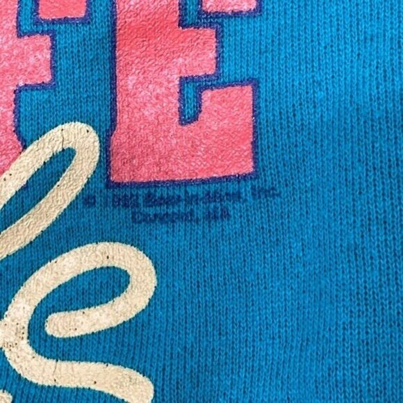 Teddies Make Life Bearable M Vintage Graphic Sweatshirt Teddy Bear Retro 90's - Picture 4 of 9